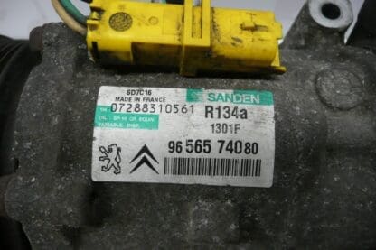 Compresseur climatique Sanden SD7C16 1301F 9648138980 6453RE