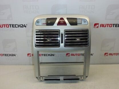 Cadre radio avec ventilateurs Peugeot 307 9634505077 8211CZ