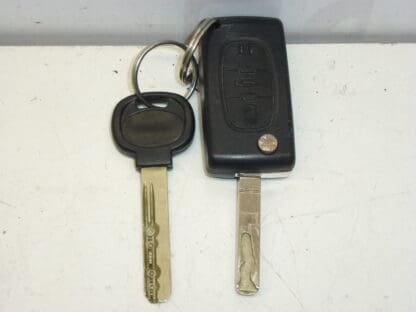 Coffret de commande, serrure de porte et deux clés Citroën Peugeot 4162EQ