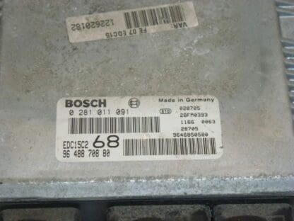 ECU Bosch EDC15C2 0281011091 9648870880