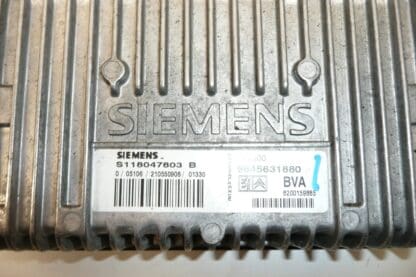 Calculateur Siemens TA200 Peugeot 406 2.0 HDI 9645631880 S118047803 B