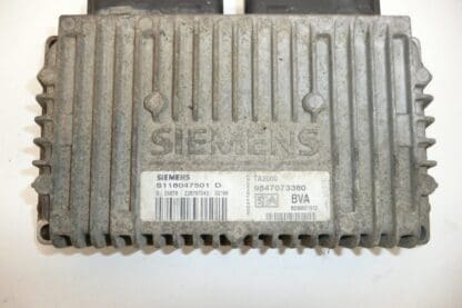 Calculateur Siemens TA200 Citroën Xsara 2.0 HDI 9647073380 S118047501 252983 2529TV