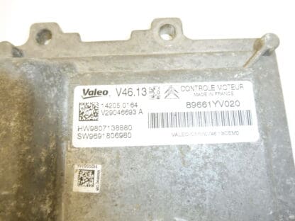 Calculateur Valeo V46.13 Citroën Peugeot 9807138880 9691806980 9691682380