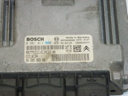 Unité de commande Bosch EDC16C34 0281011392