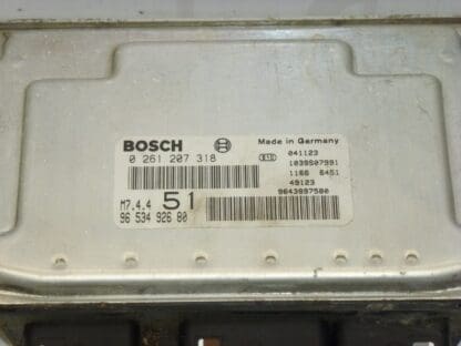 Unité de commande Bosch M7.4.4 0261207318 9653492680