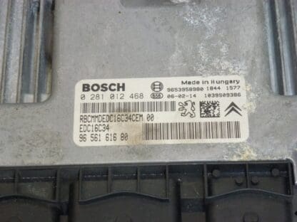 Unité Bosch EDC16C34 Citroën Xsara Picasso 0281012468 9656161680