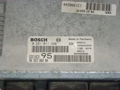 ECU Bosch EDC15C2 vierge 9652386080 0281011340