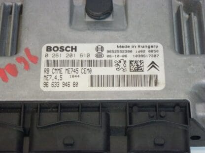 Calculateur Bosch ME7.4.5 0261201610 9663394680 194096