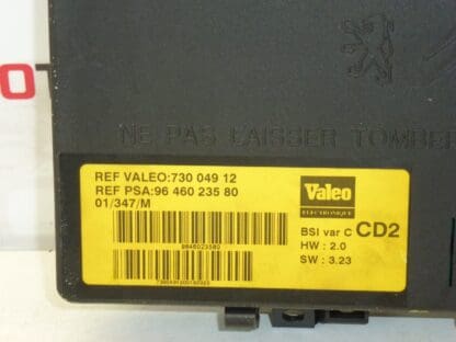 Calculateur Valeo BSI var C CD2 Peugeot 406 9646023580