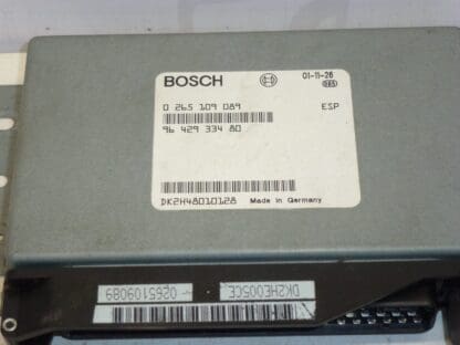 Unité ESP Bosch Peugeot 406 0265109089 9642933480