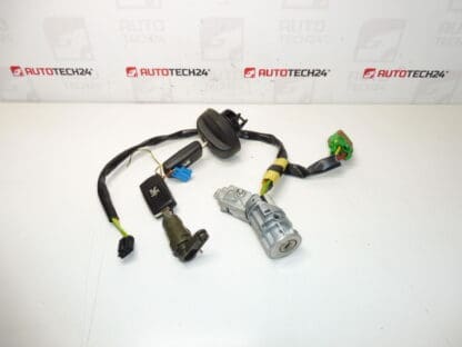 Kit serrure Peugeot 1007 4162EV 4162AH 2 clés