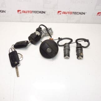 Kit serrure Citroën C8 Peugeot 807 + 2 clés 4162KQ 4162KF