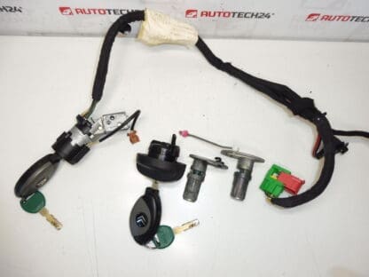 Ensemble de serrures Citroën C8 + 2 clés 4162Y4 4162Y2 – Image 2