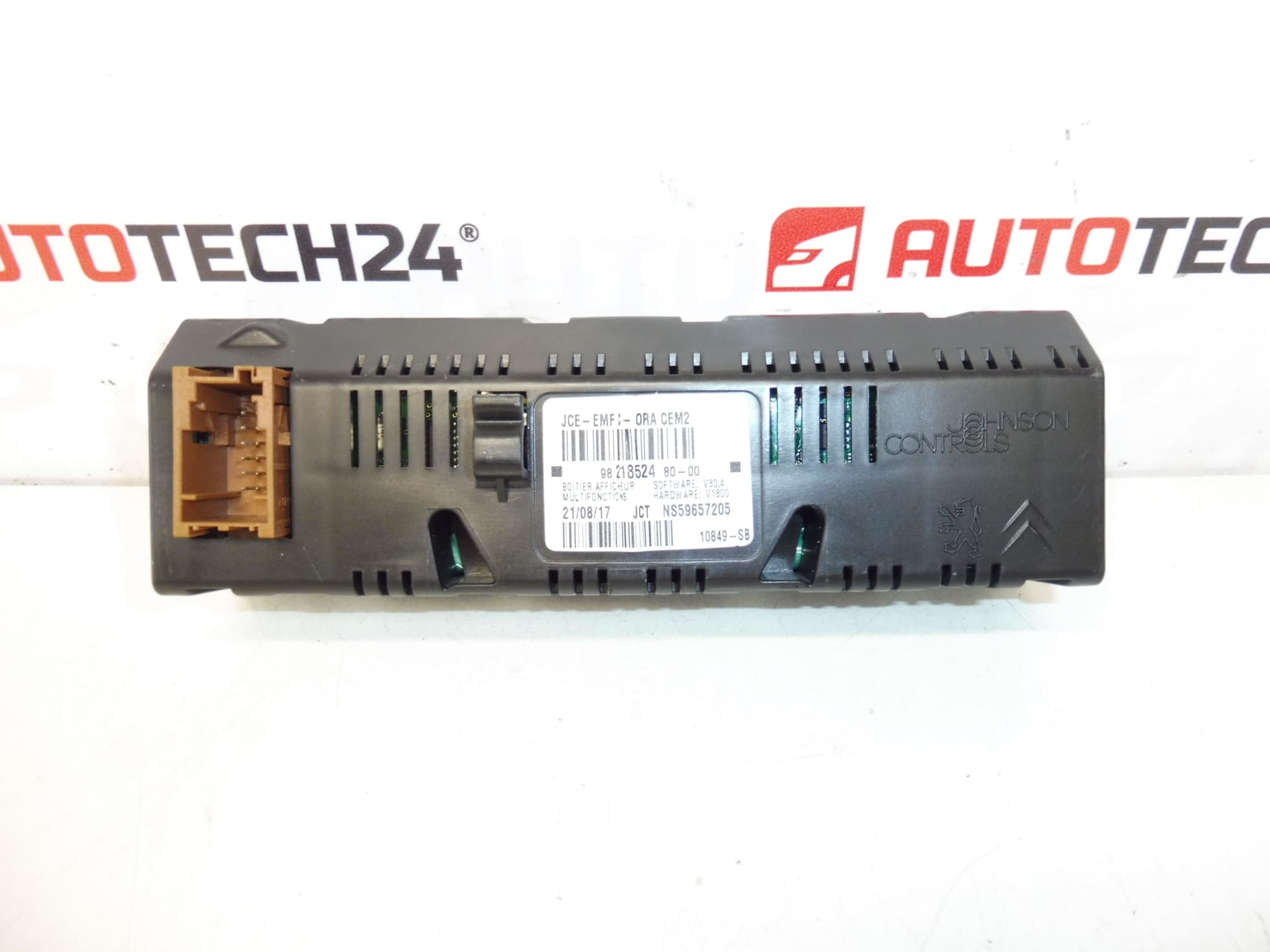 Affichage Radio et Ordinateur Peugeot 407 9821852480 659349 – Image 2