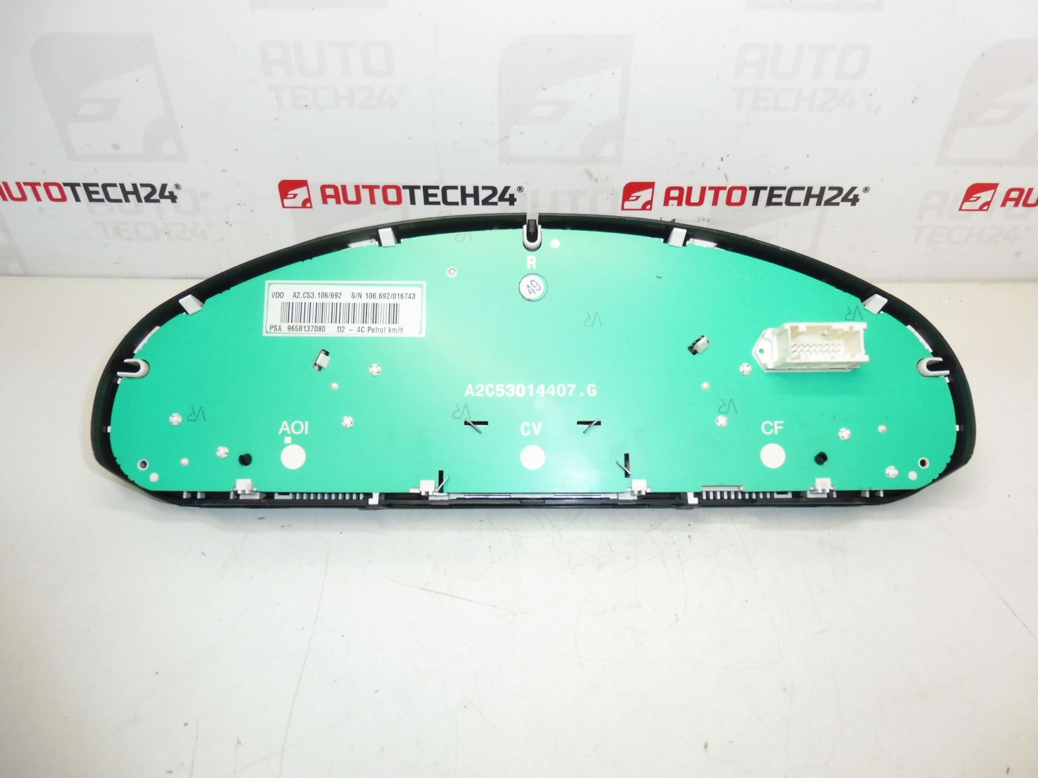 Compteur de Vitesse Peugeot 407 123000 km 9658137080 6106V1 – Image 2